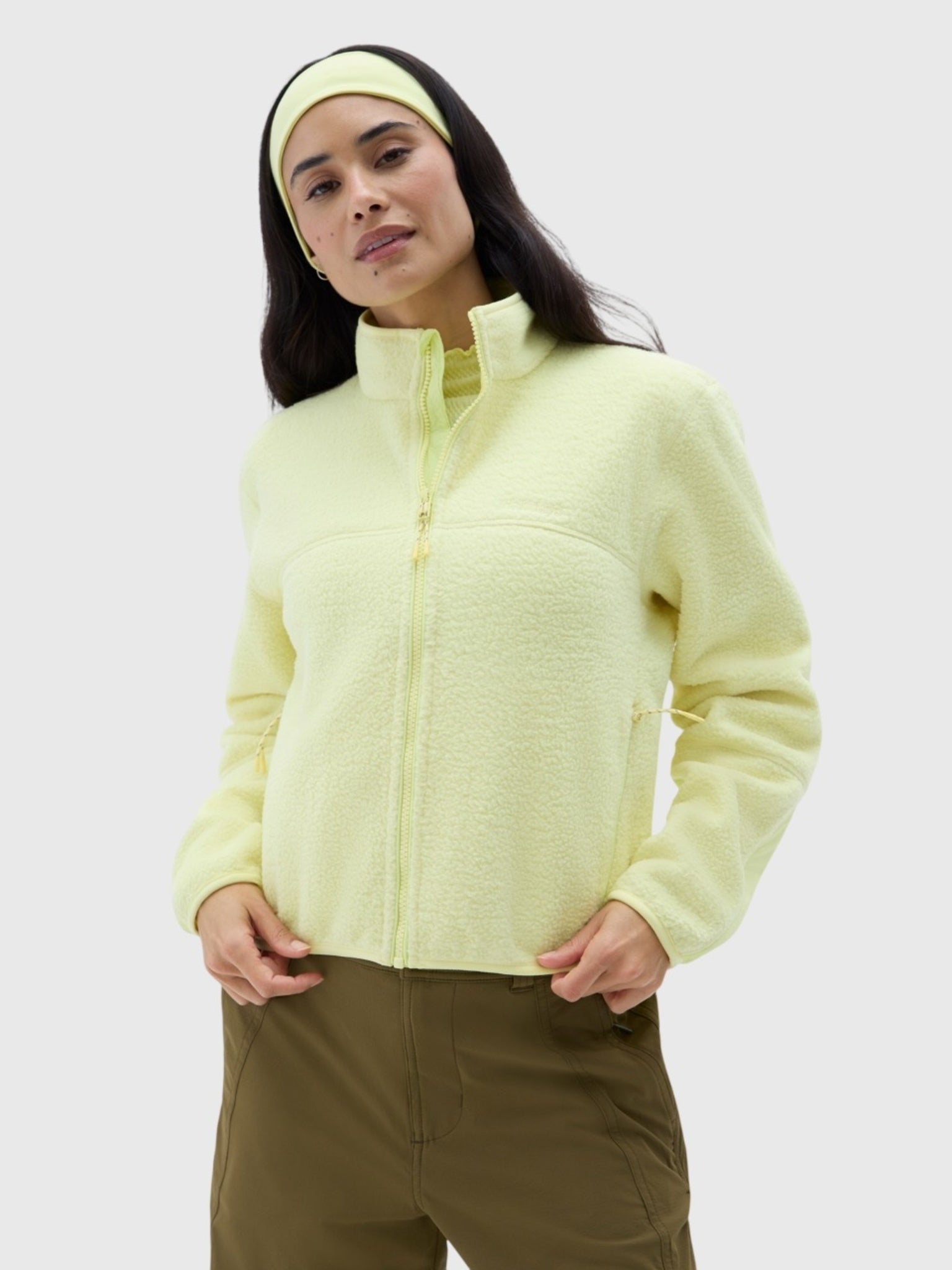 Halfdays Women's Chapelle Fleece Jacket - Saint Bernard