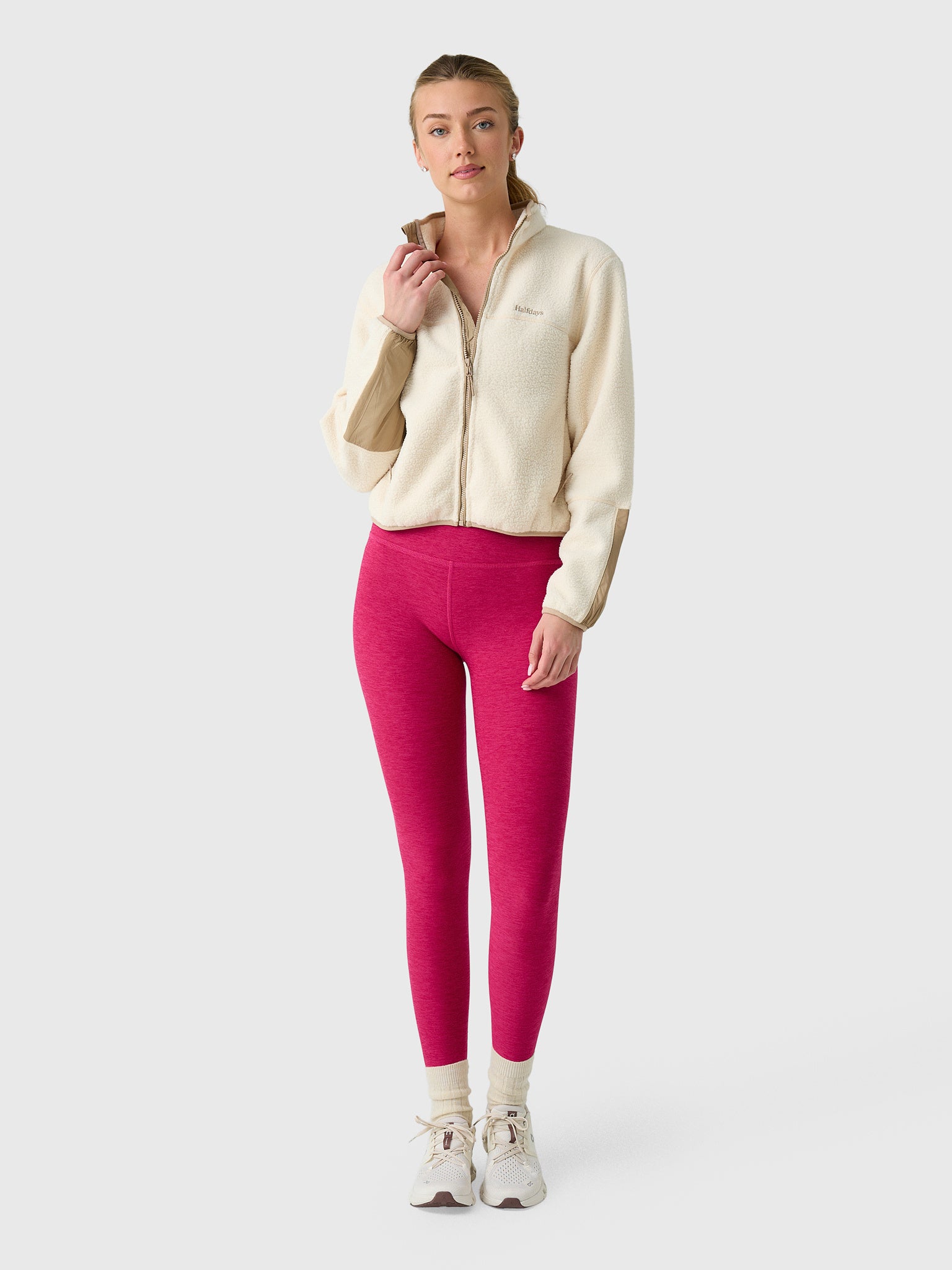 Halfdays Women's Chapelle Fleece Jacket - Saint Bernard