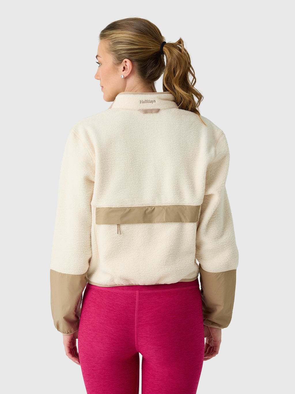 Halfdays Women's Chapelle Fleece Jacket - Saint Bernard