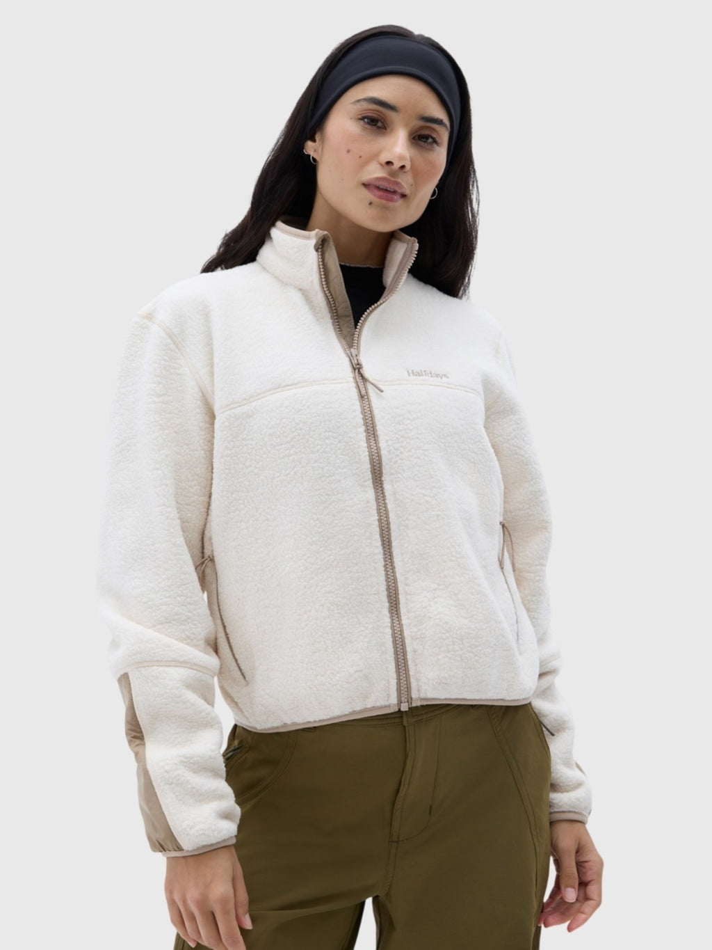 Halfdays Women's Chapelle Fleece Jacket - Saint Bernard