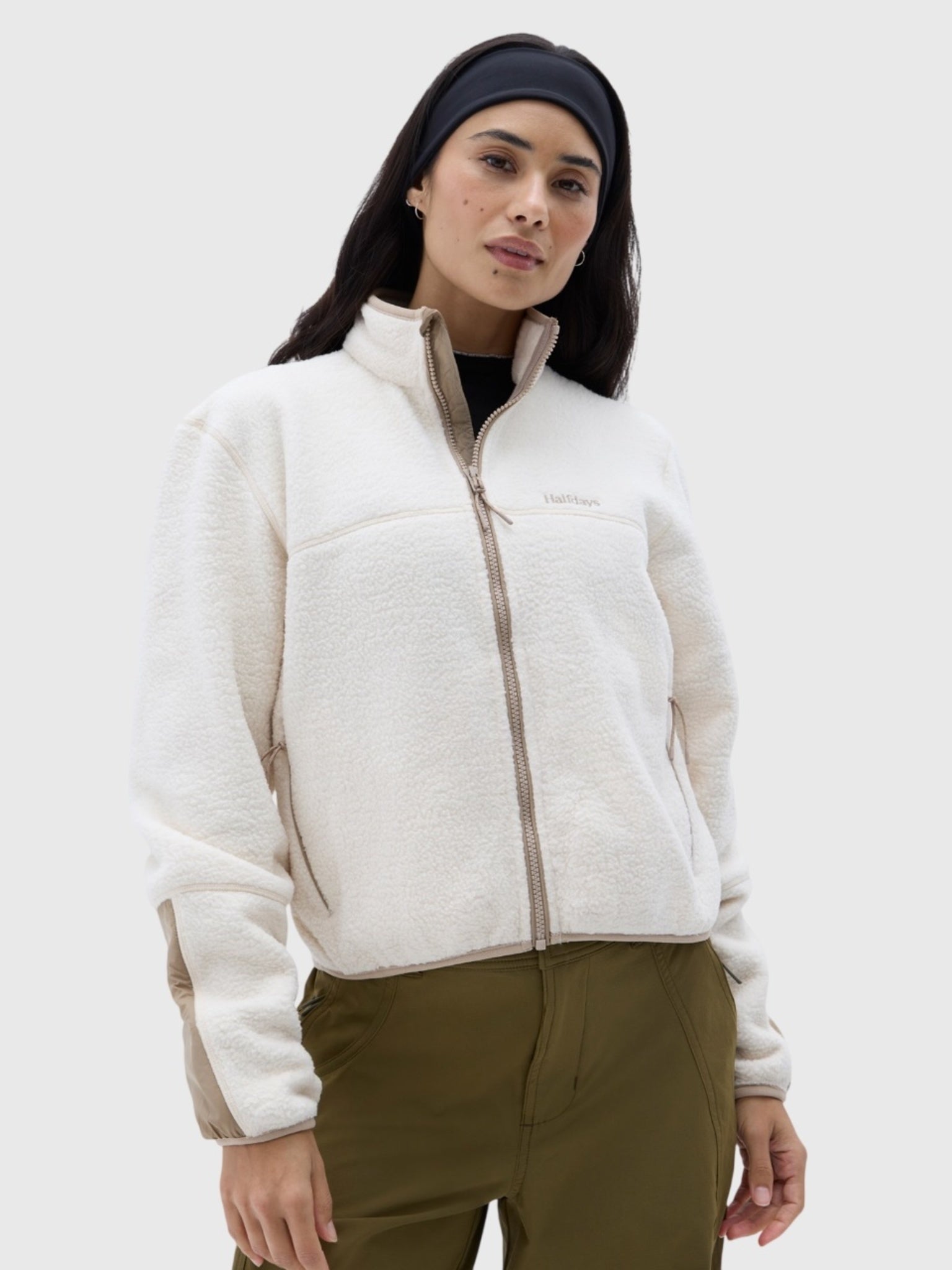 Halfdays Women's Chapelle Fleece Jacket - Saint Bernard