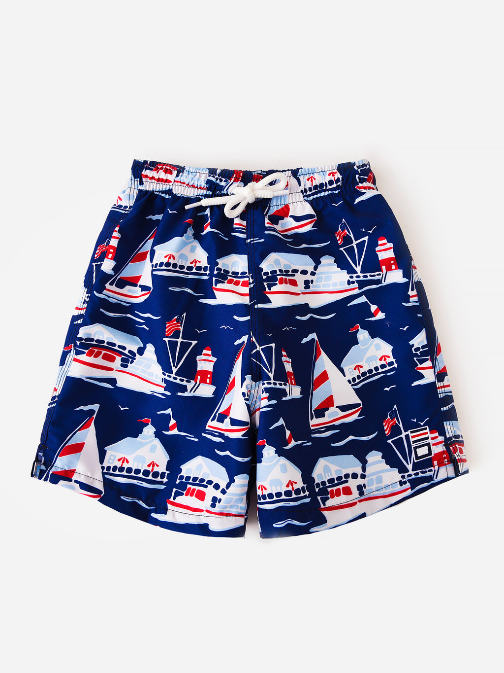 Classic Prep Boys' Ford Swim Trunk - Saint Bernard