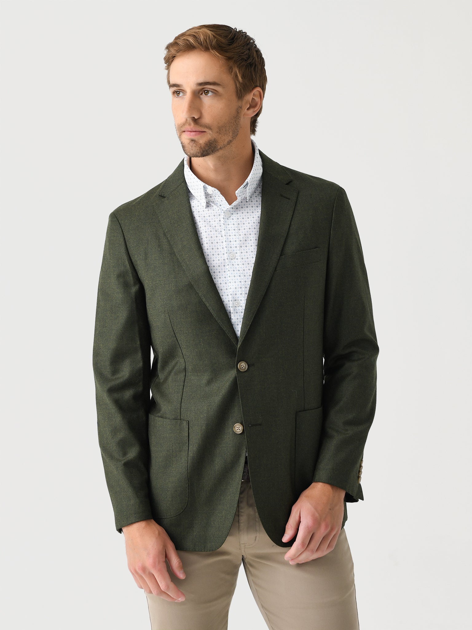 Mizzen+Main Men's Lavelle Midweight Blazer - Saint Bernard