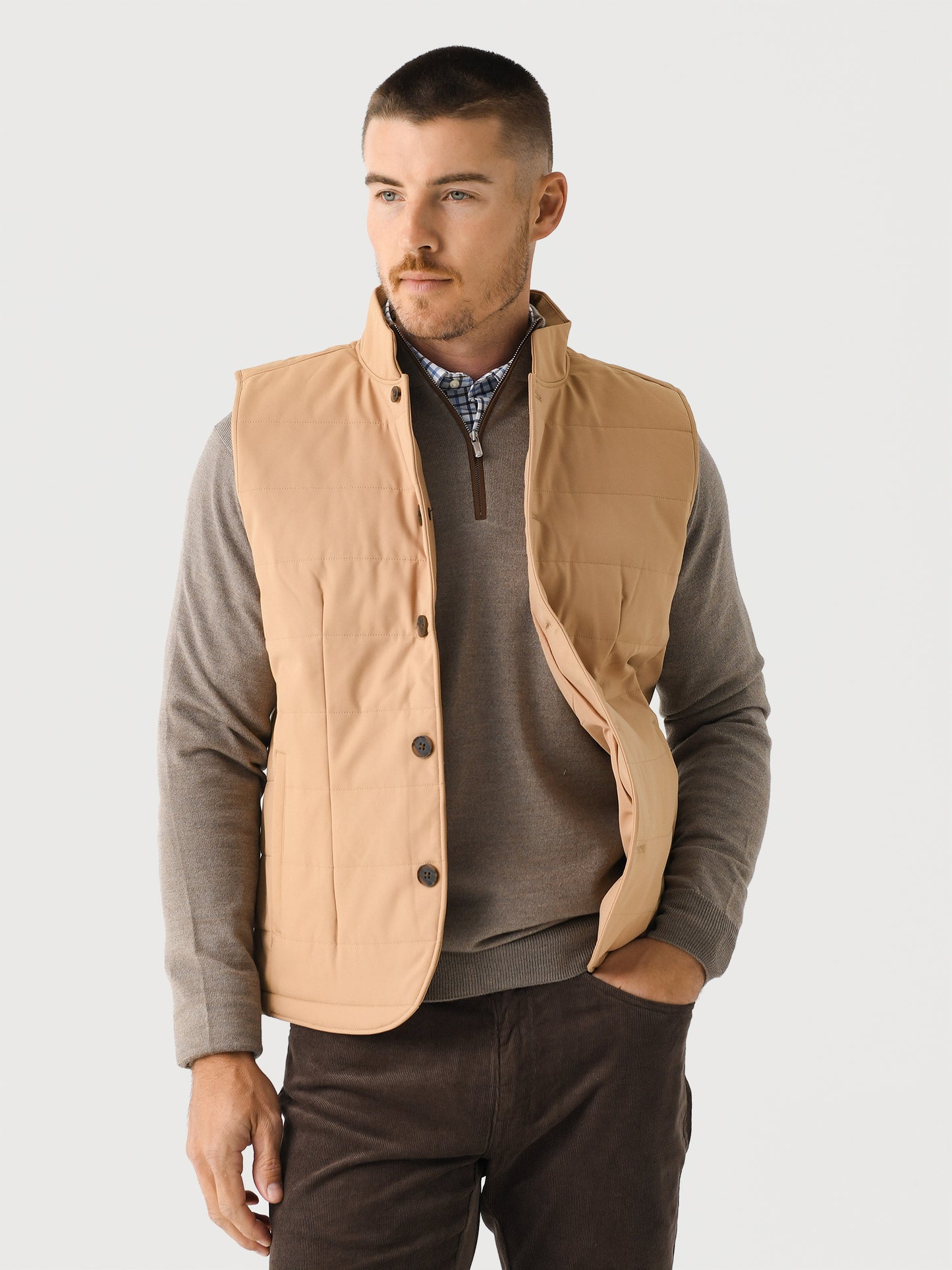 Mizzen+Main Men's Aspen Vest - Saint Bernard