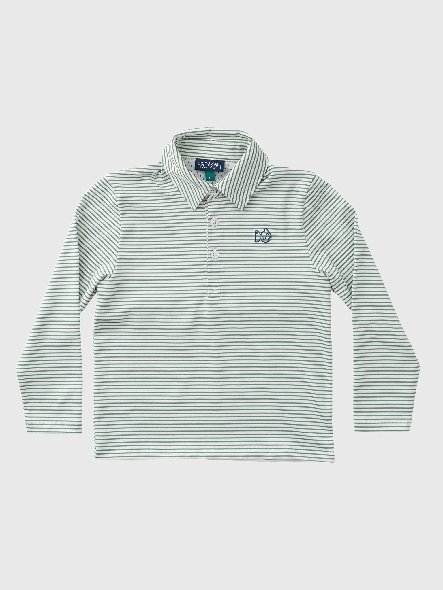 Prodoh Boys' Long Sleeve Pro Performance Polo - Saint Bernard