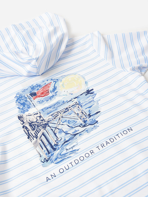 Prodoh Boys' Pro Performance Hoodie Fishing Tee