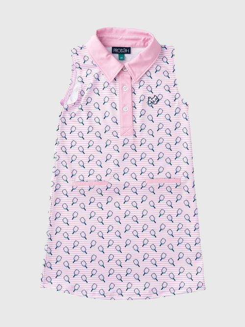 Prodoh Girls' Sleeveless Pro Performance Polo Dress