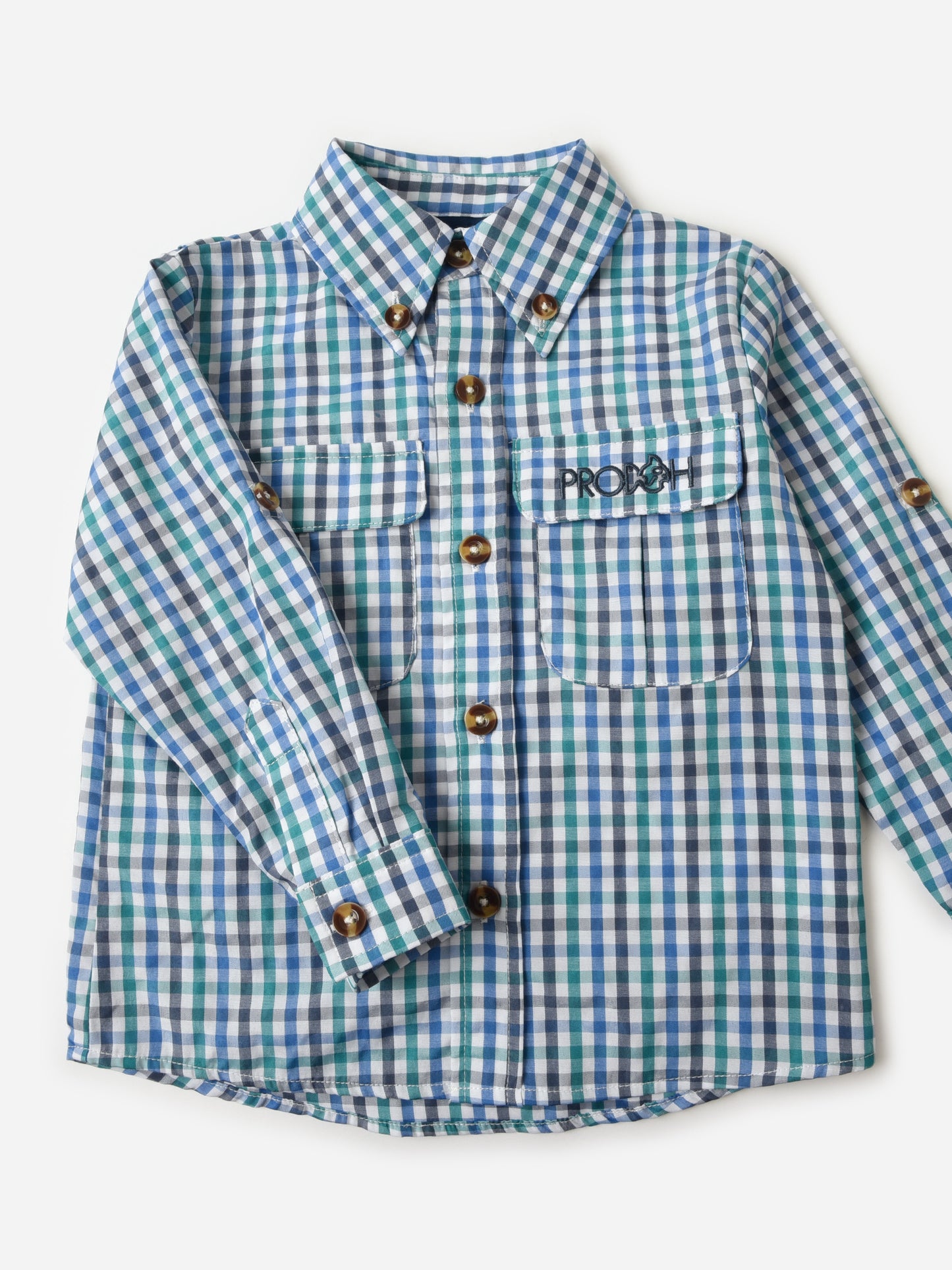 Prodoh Boys' Plaid Founders Fishing Shirt - Saint Bernard