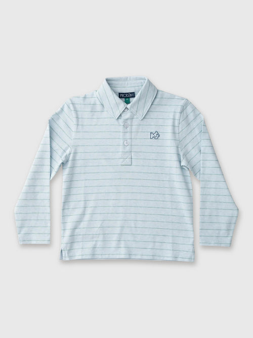 Prodoh Boys' Long Sleeve Too Cool For School Polo
