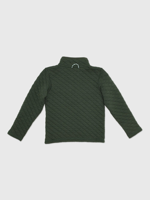 Prodoh Boys' Quilted Zip Pullover - Saint Bernard
