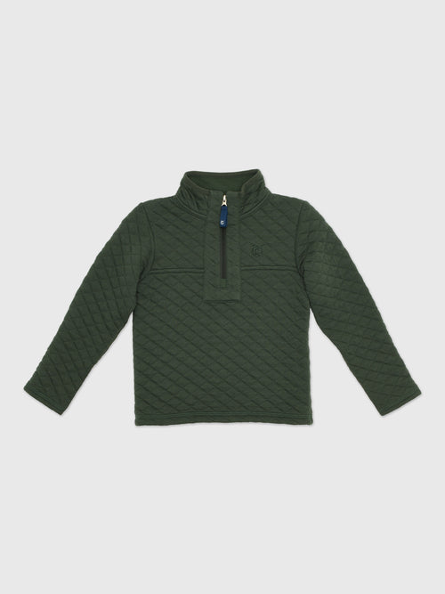 Prodoh Boys' Quilted Zip Pullover - Saint Bernard