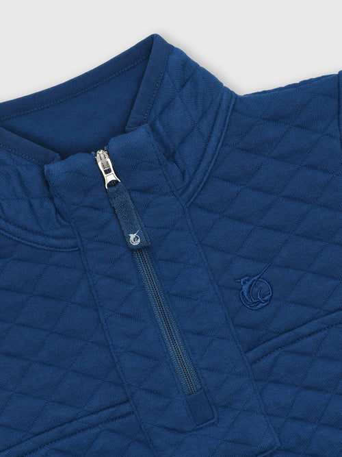 Prodoh Boys' Quilted Zip Pullover - Saint Bernard