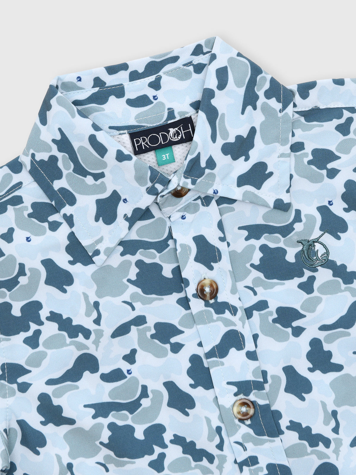Prodoh Boys' Short Sleeve Button-Down Shirt - Saint Bernard