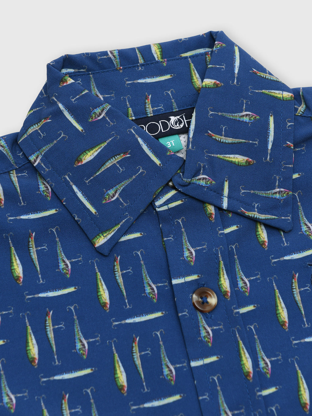Prodoh Boys' Short Sleeve Button-Down Shirt - Saint Bernard