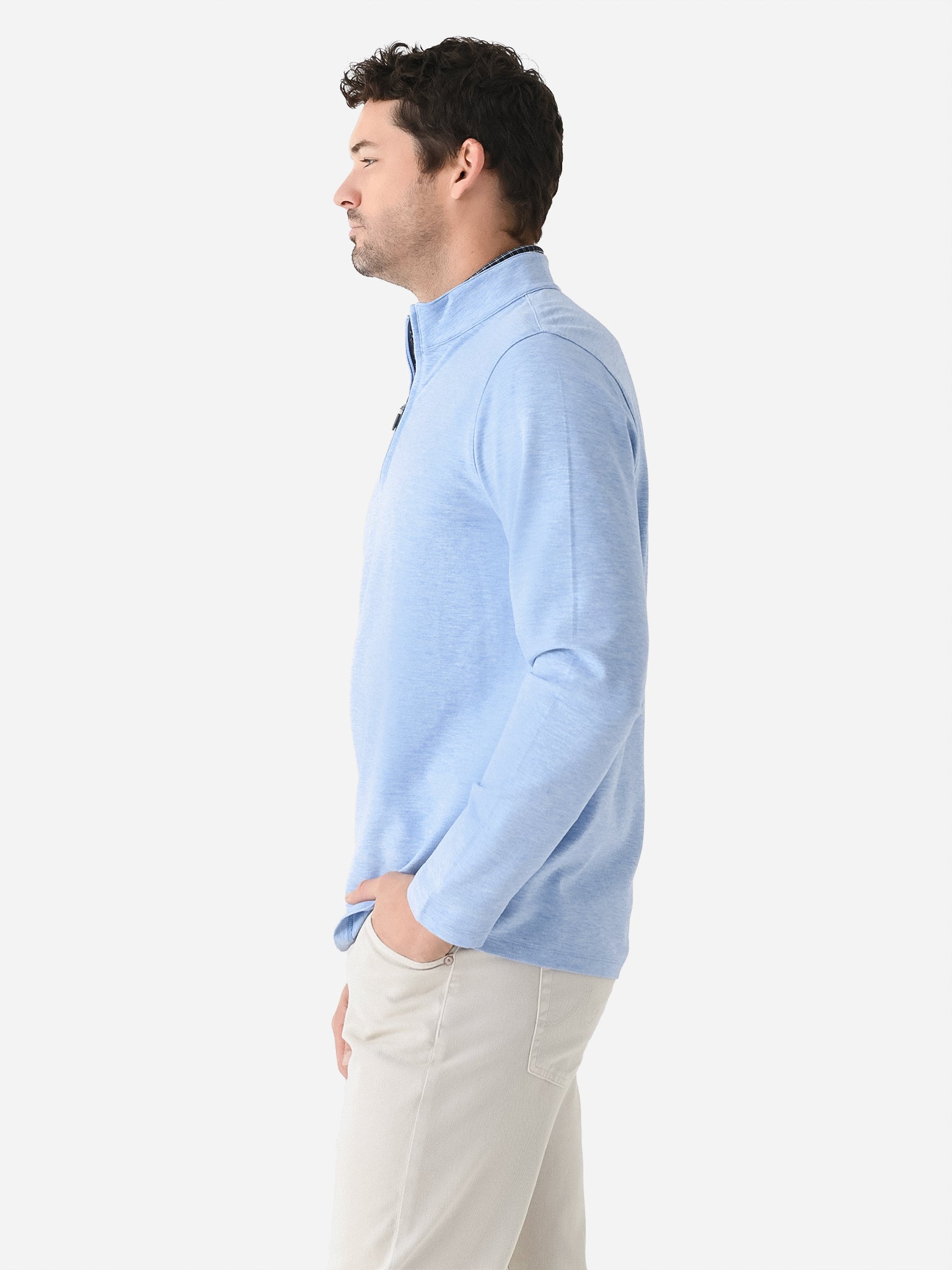 Mizzen+Main Men's Proflex QuarterZip Saint Bernard