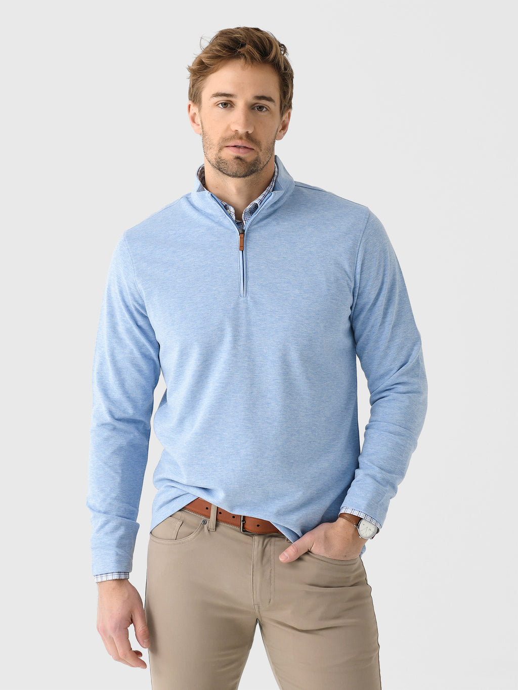 Mizzen+Main Men's KPI Quarter-Zip - Saint Bernard