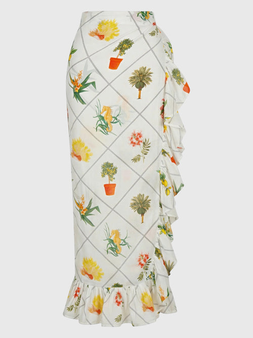 Coniglio Palm Beach Women's Ruffle Power Pareo