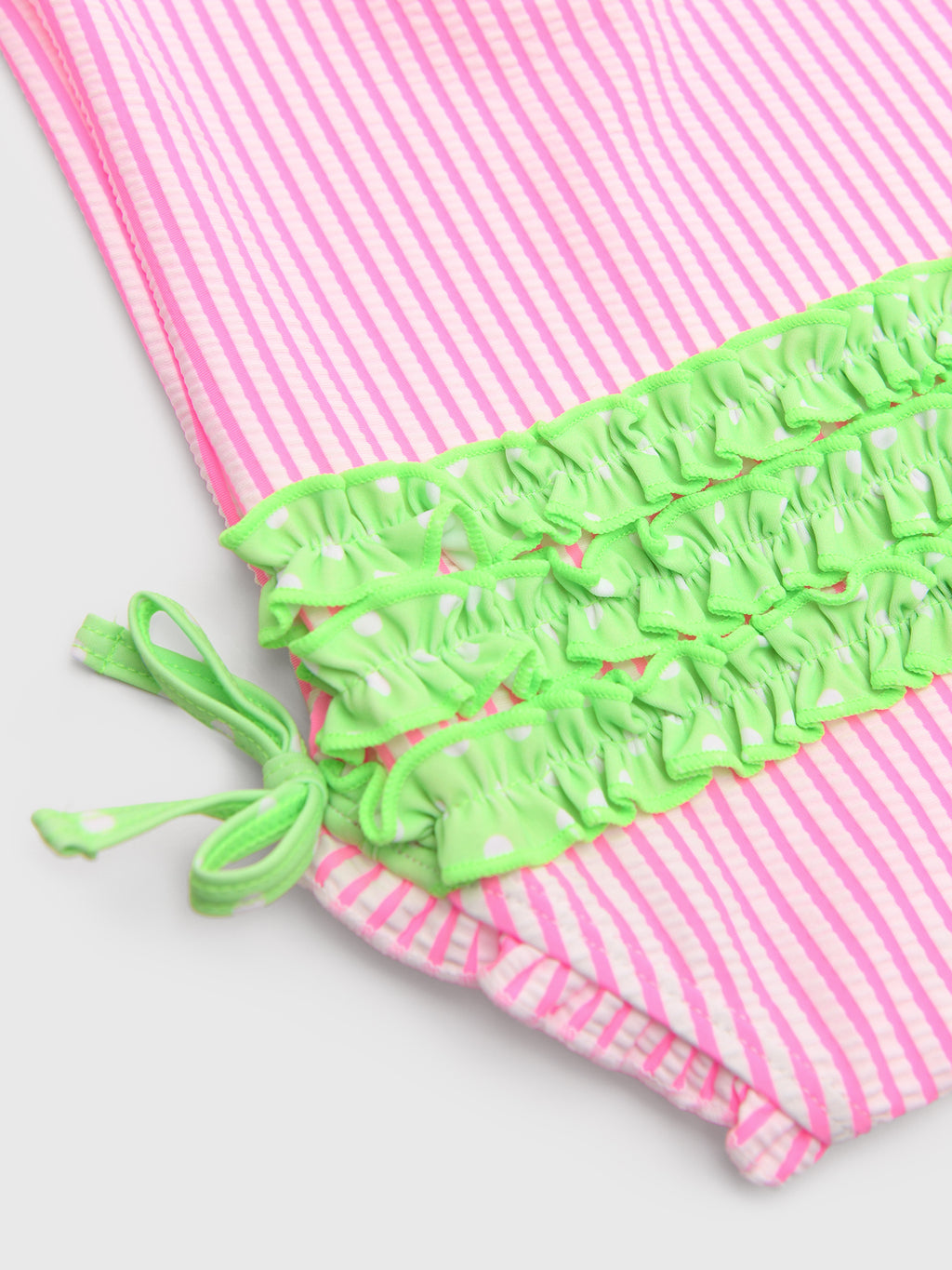 Rufflebutts Baby Girls' Long Sleeve Onesie Rash Guard - Saint Bernard