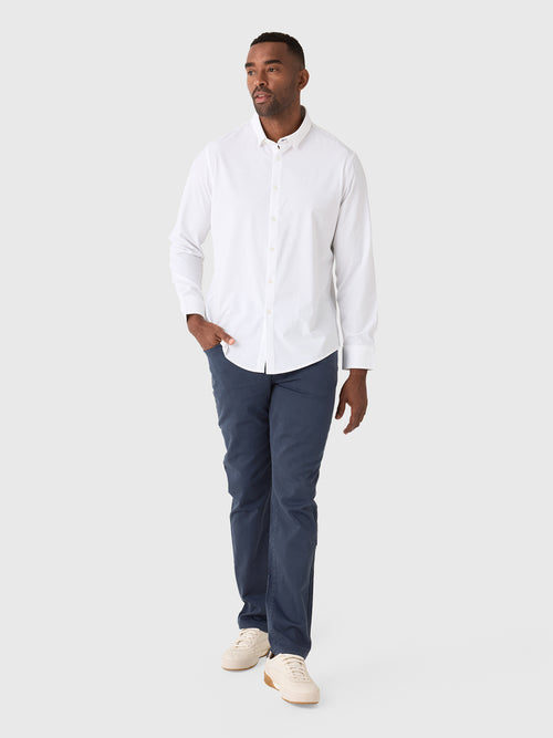 Mizzen+Main Men's Trim Leeward No Tuck Dress Shirt - Saint Bernard