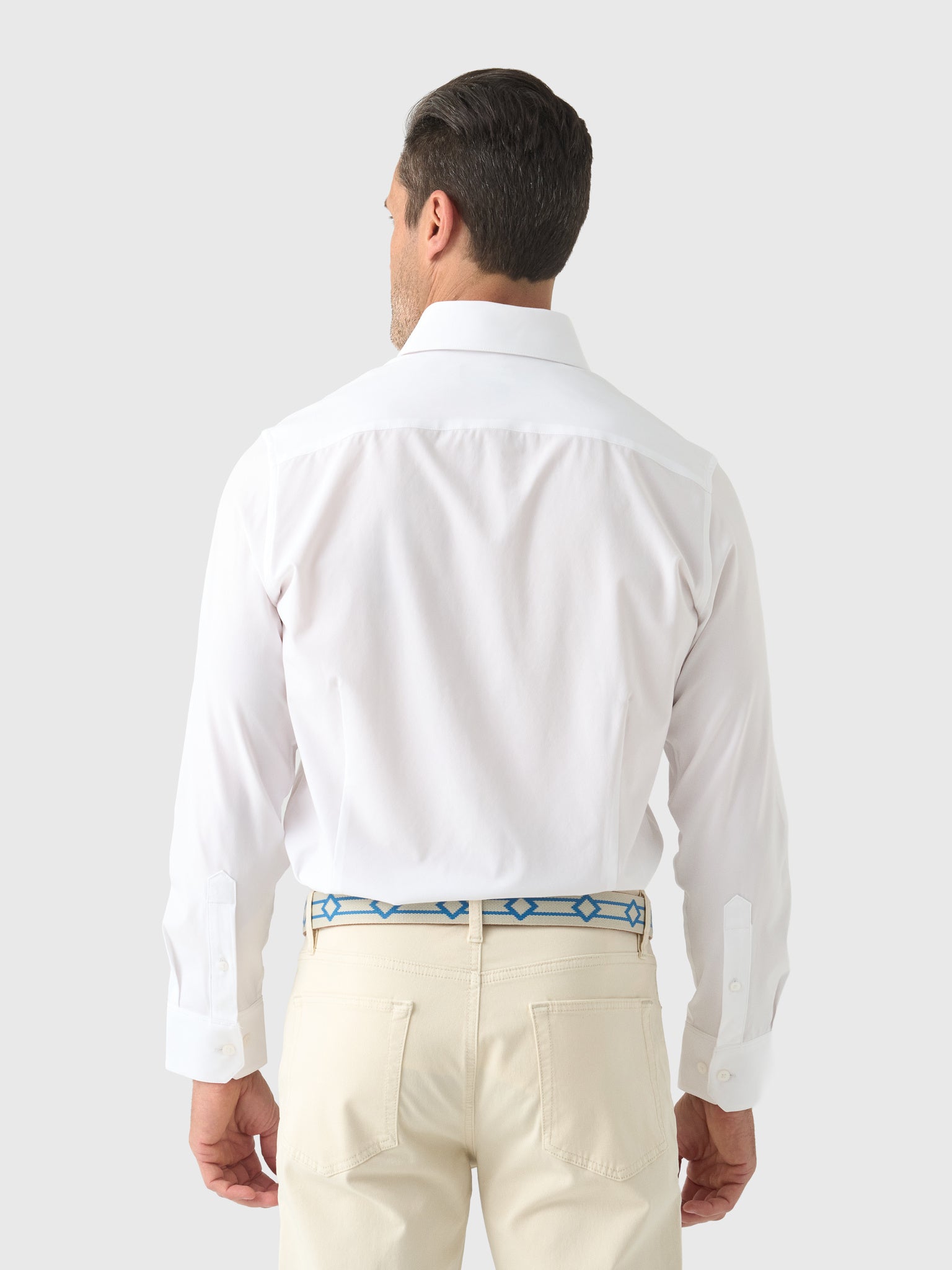 Mizzen+Main Men's Trim Leeward Formal Dress Shirt - Saint Bernard