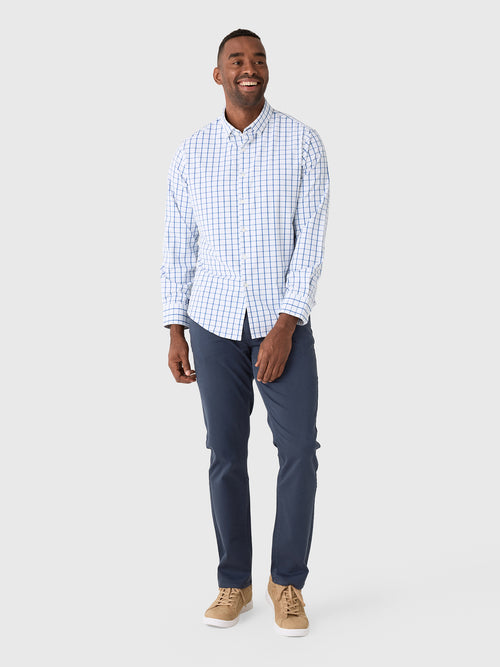 Mizzen+Main Men's Trim Leeward No Tuck Dress Shirt - Saint Bernard