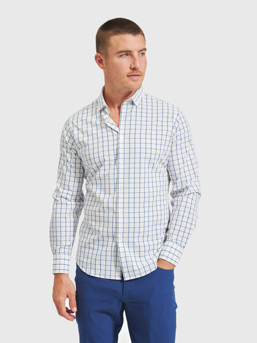 Mizzen+Main Men's Trim Leeward No Tuck Dress Shirt
