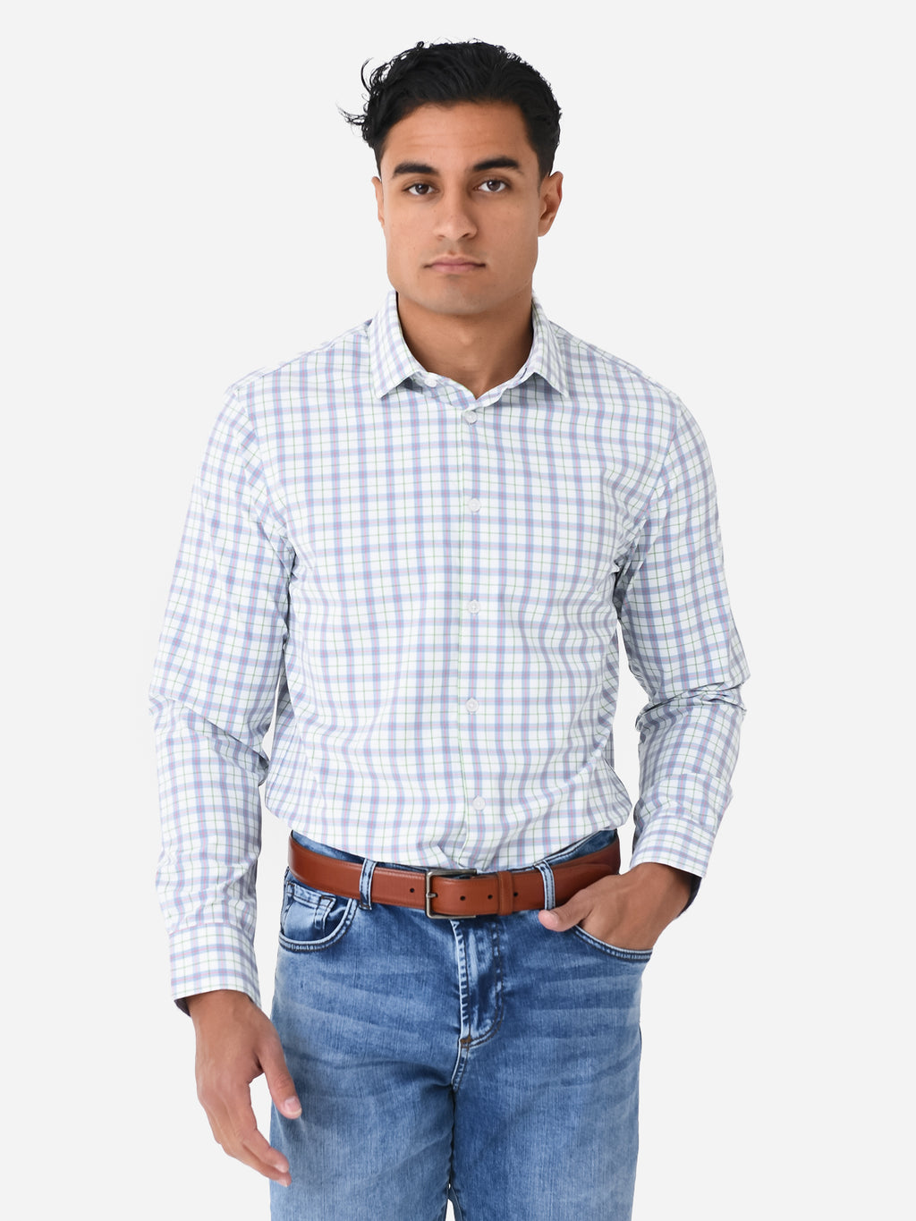 Mizzen+Main Men's Leeward Dress Shirt - Saint Bernard