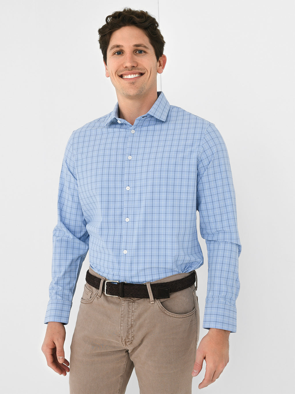 Mizzen+Main Men's Leeward Dress Shirt - Saint Bernard