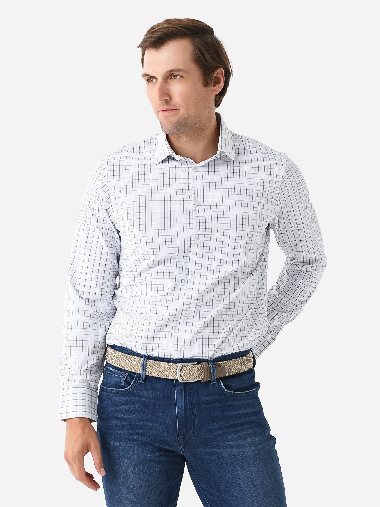 Mizzen+Main Men's Leeward Dress Shirt - Saint Bernard