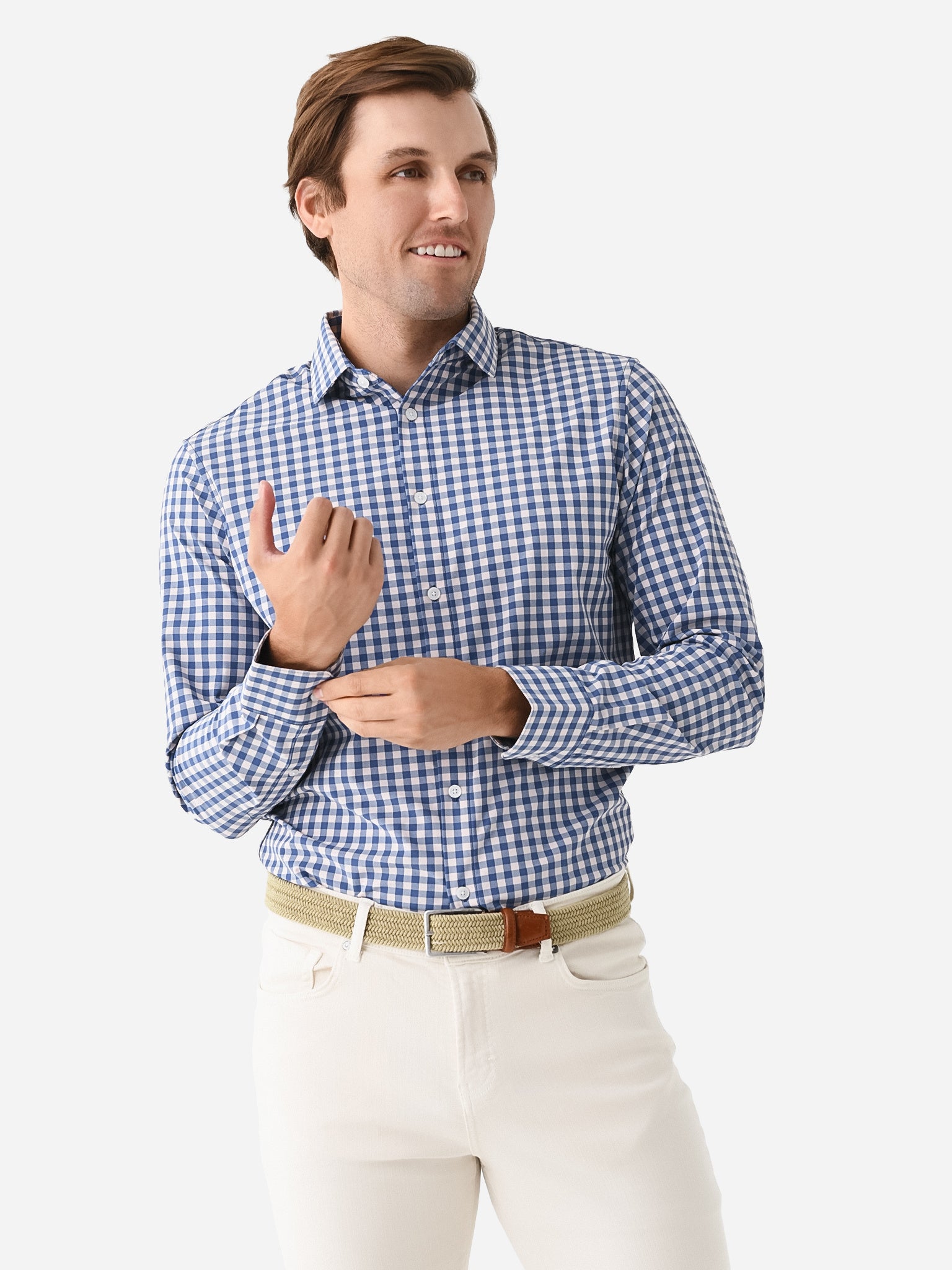 Mizzen+Main Men's Leeward Dress Shirt - Saint Bernard