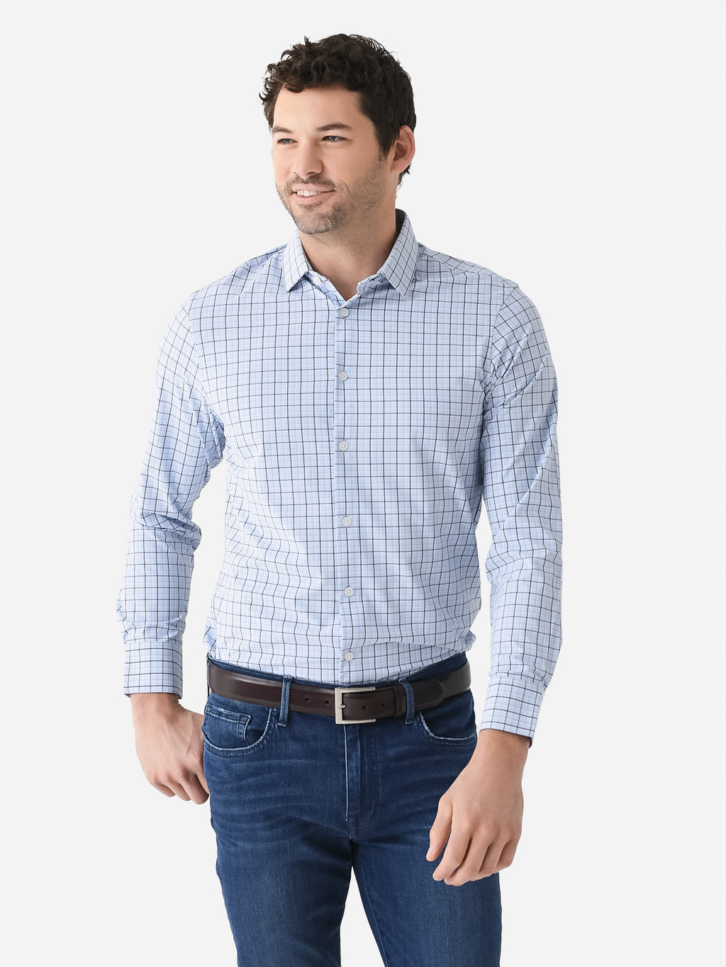 Mizzen+Main Men's Leeward Dress Shirt - Saint Bernard