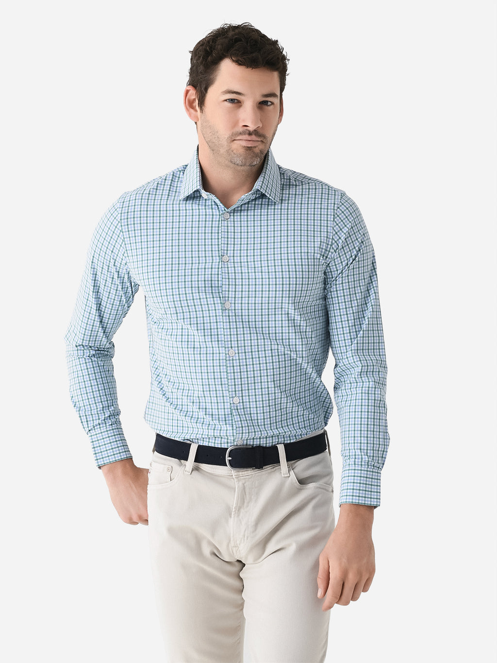 Mizzen+Main Men's Leeward Dress Shirt - Saint Bernard