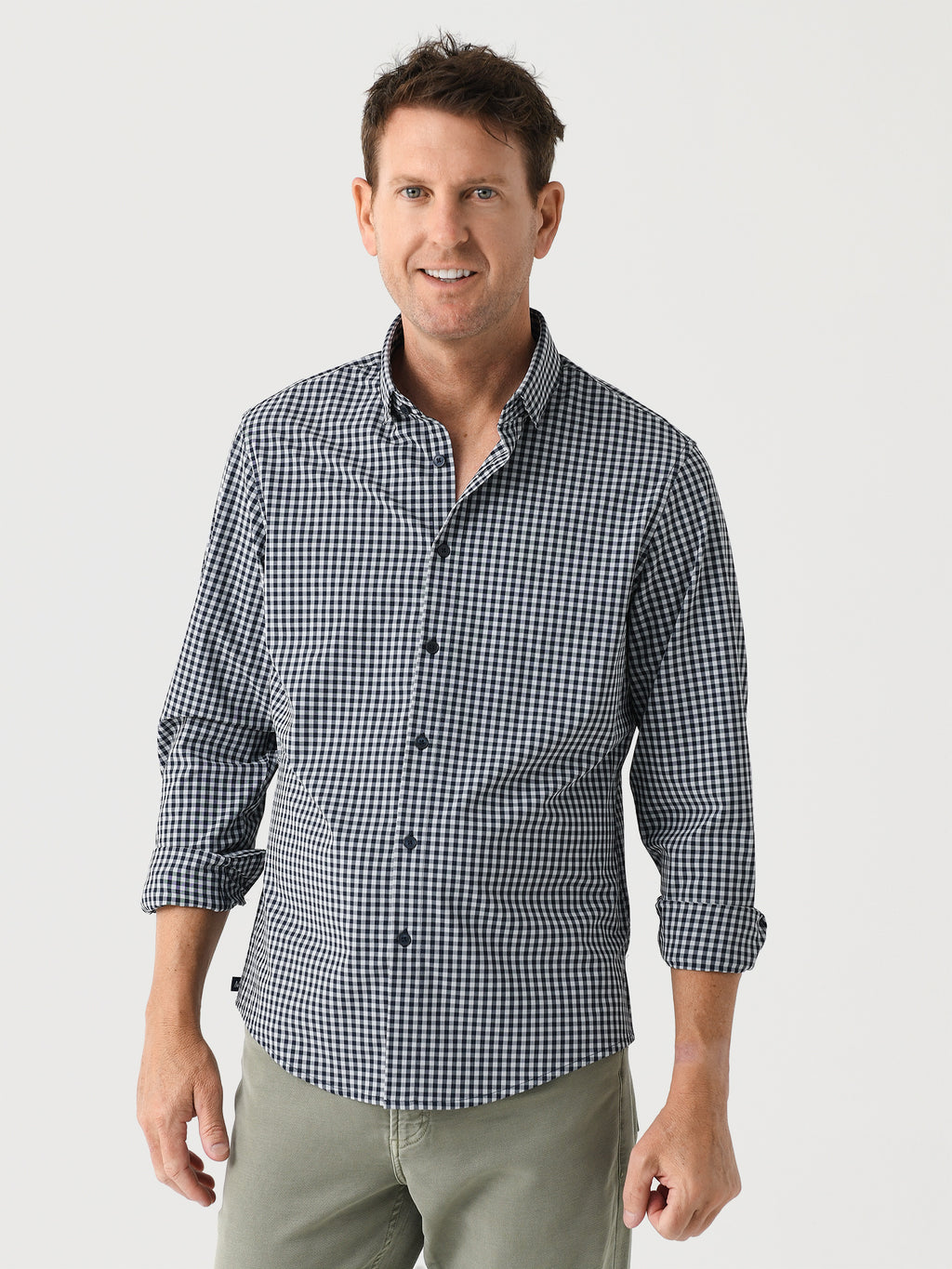 Mizzen+Main Men's Trim Leeward Dress Shirt - Saint Bernard