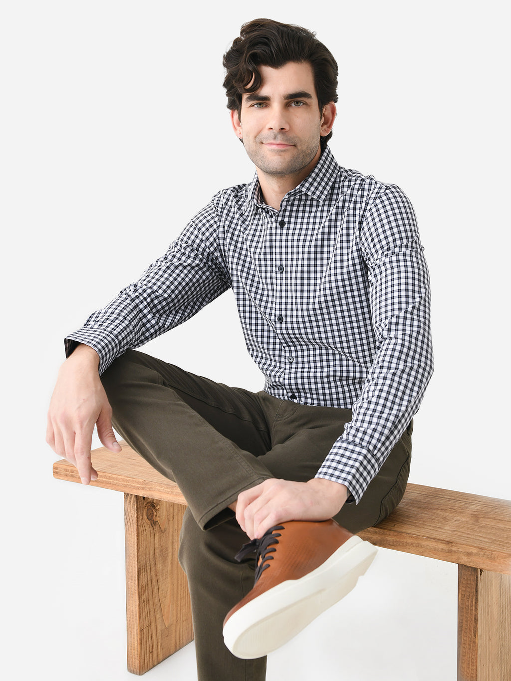 Mizzen+Main Men's Leeward Dress Shirt - Saint Bernard
