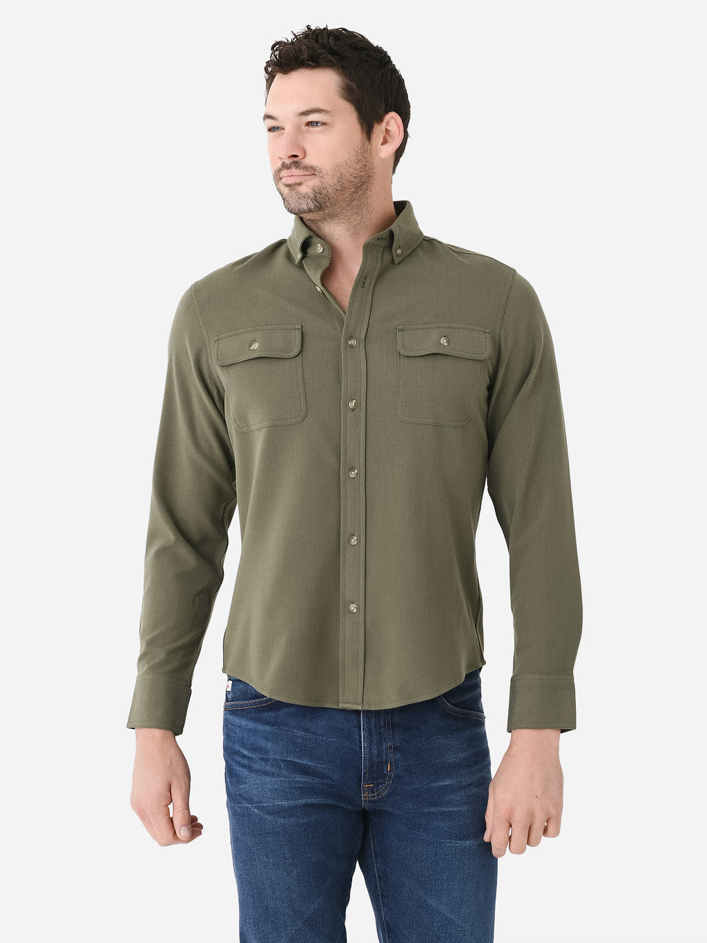 Mizzen+Main Men's City Flannel - Saint Bernard