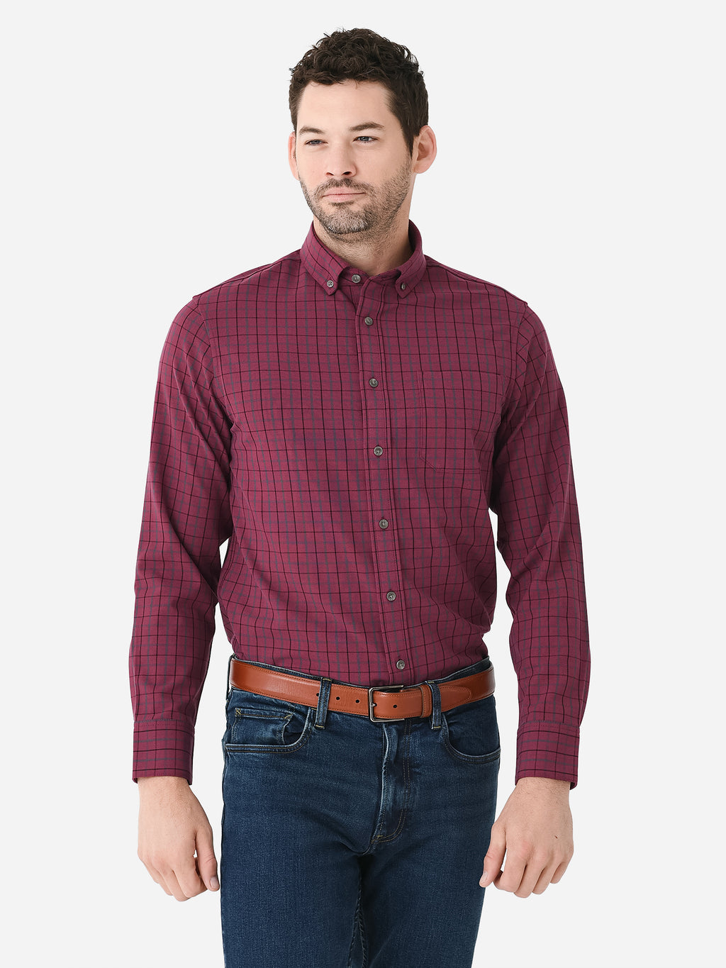 Mizzen+Main Men's City Flannel - Saint Bernard