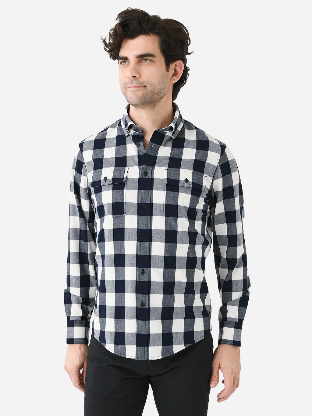 Mizzen+Main Men's City Flannel - Saint Bernard