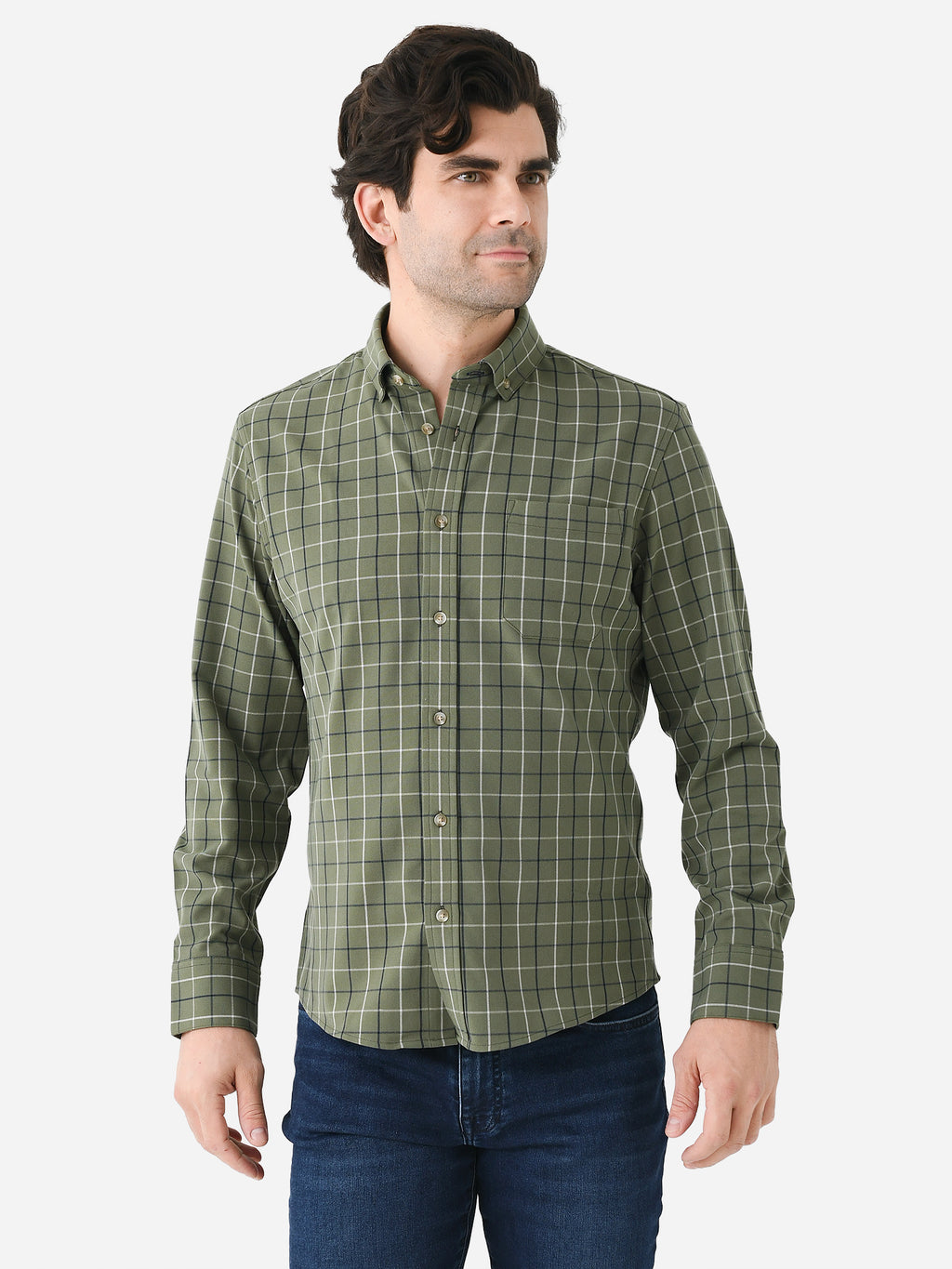 Mizzen+Main Men's City Flannel - Saint Bernard