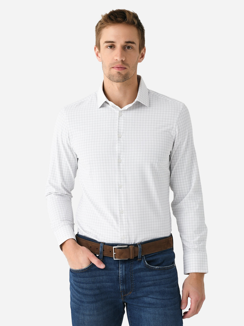 Mizzen+Main Men's Monaco Dress Shirt - Saint Bernard