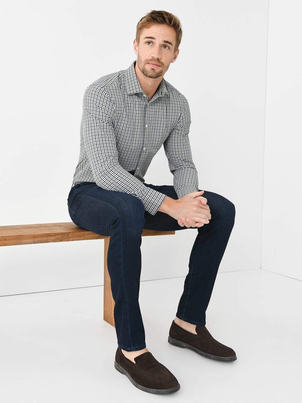 Mizzen+Main Men's Leeward Dress Shirt - Saint Bernard
