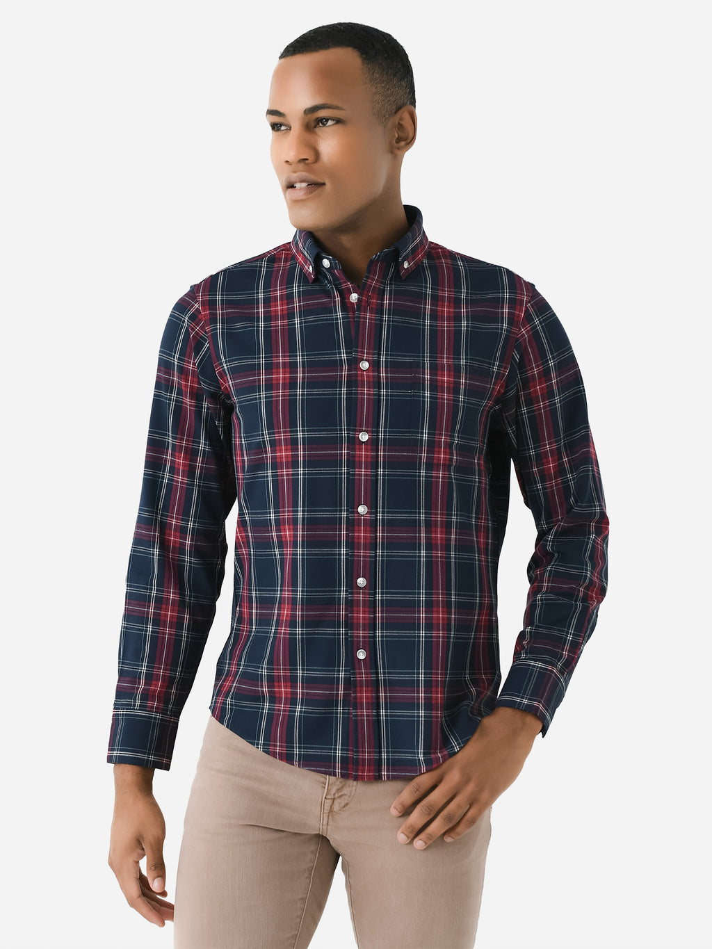 Mizzen+Main Men's City Flannel - Saint Bernard