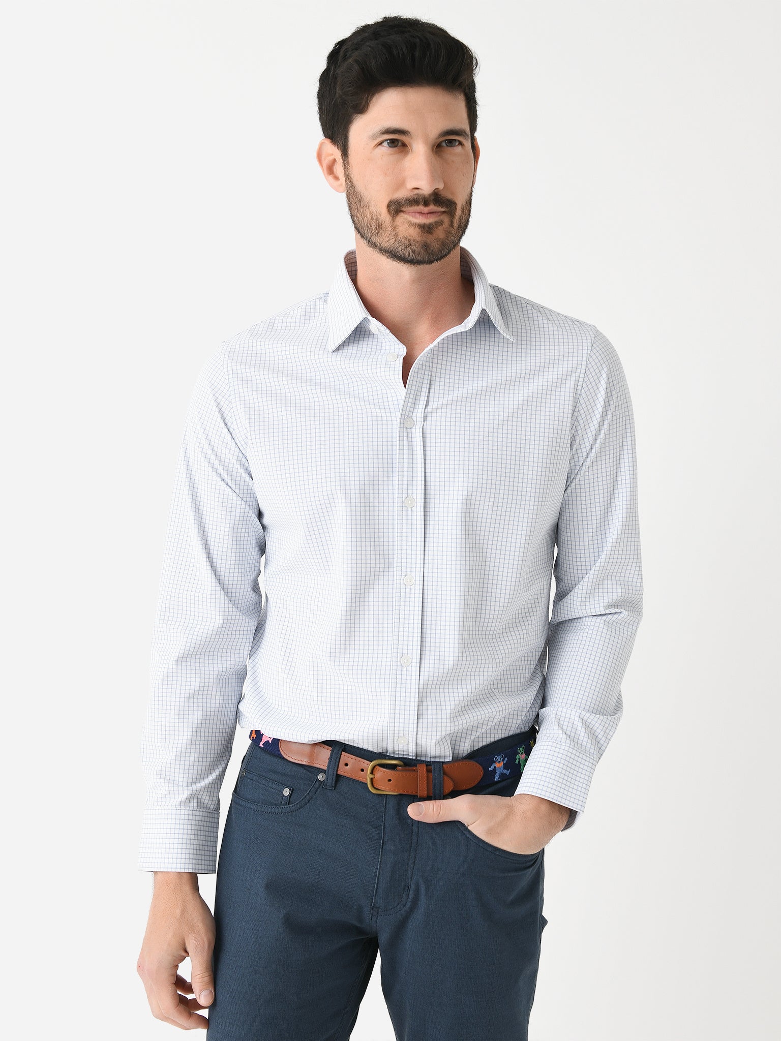 Mizzen+Main Men's Trim Leeward Formal Dress Shirt Mizzen+Main Men's Trim Leeward Formal Dress Shirt