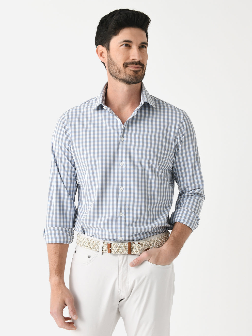 Mizzen+Main Men's Leeward Dress Shirt - Saint Bernard
