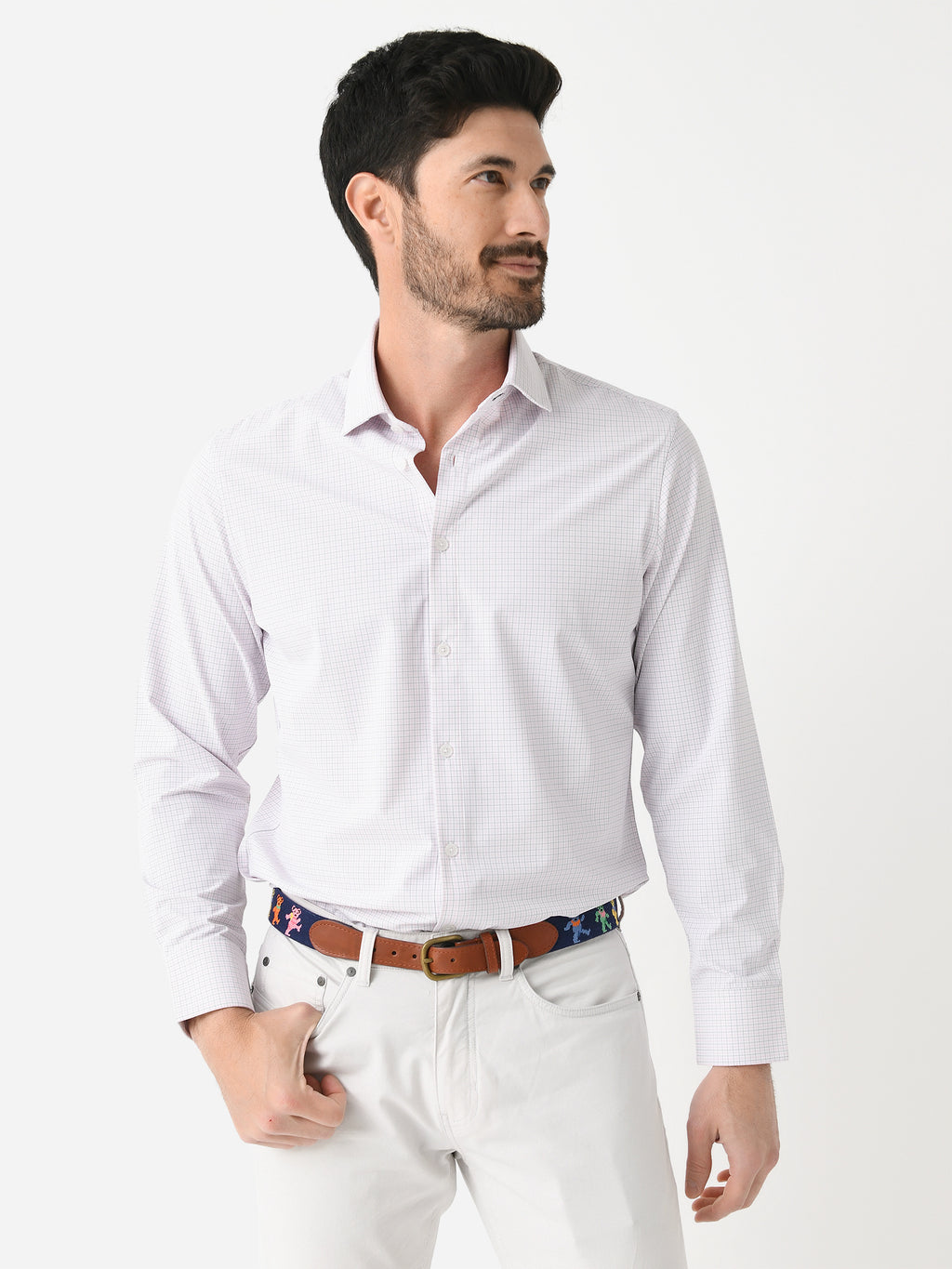 Mizzen+Main Men's Leeward Dress Shirt - Saint Bernard