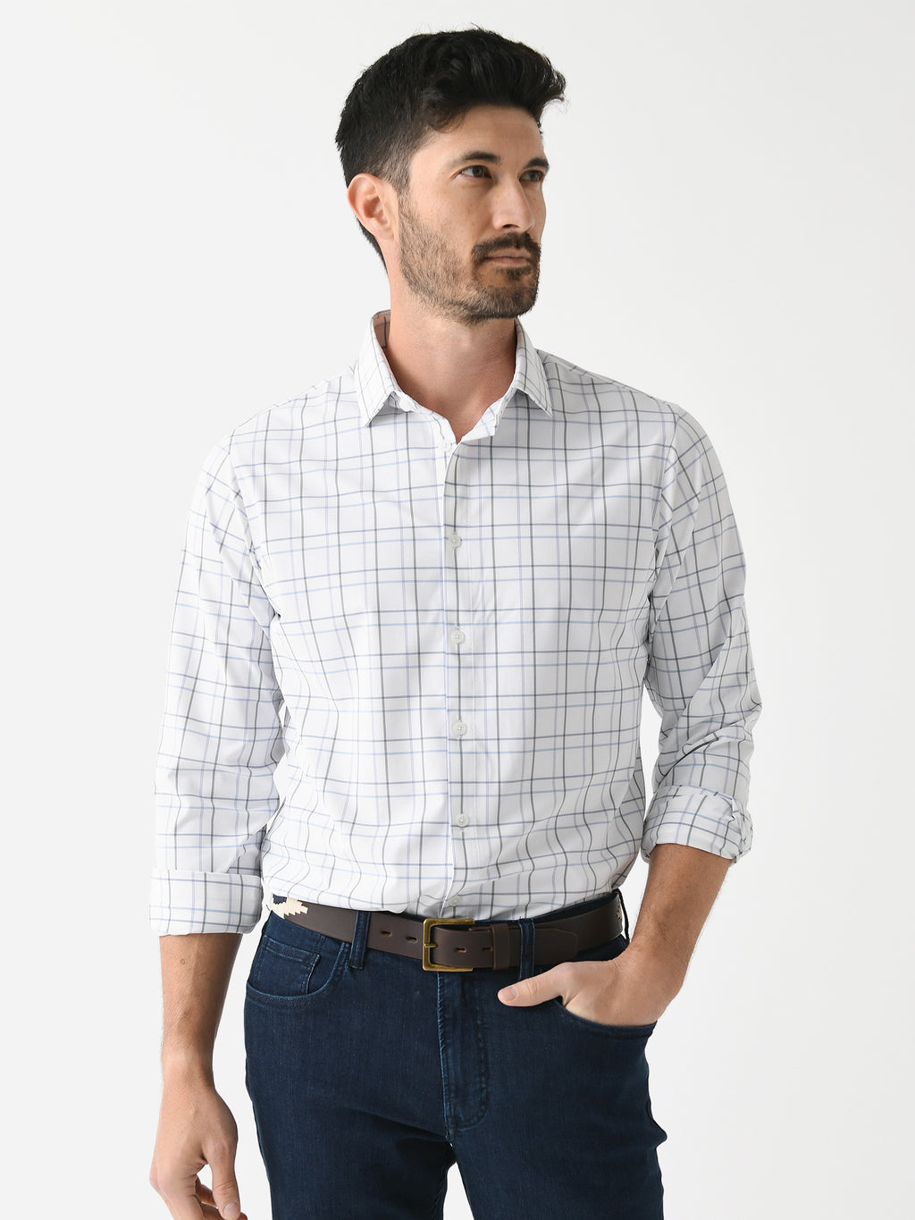 Mizzen+Main Men's Leeward Dress Shirt - Saint Bernard