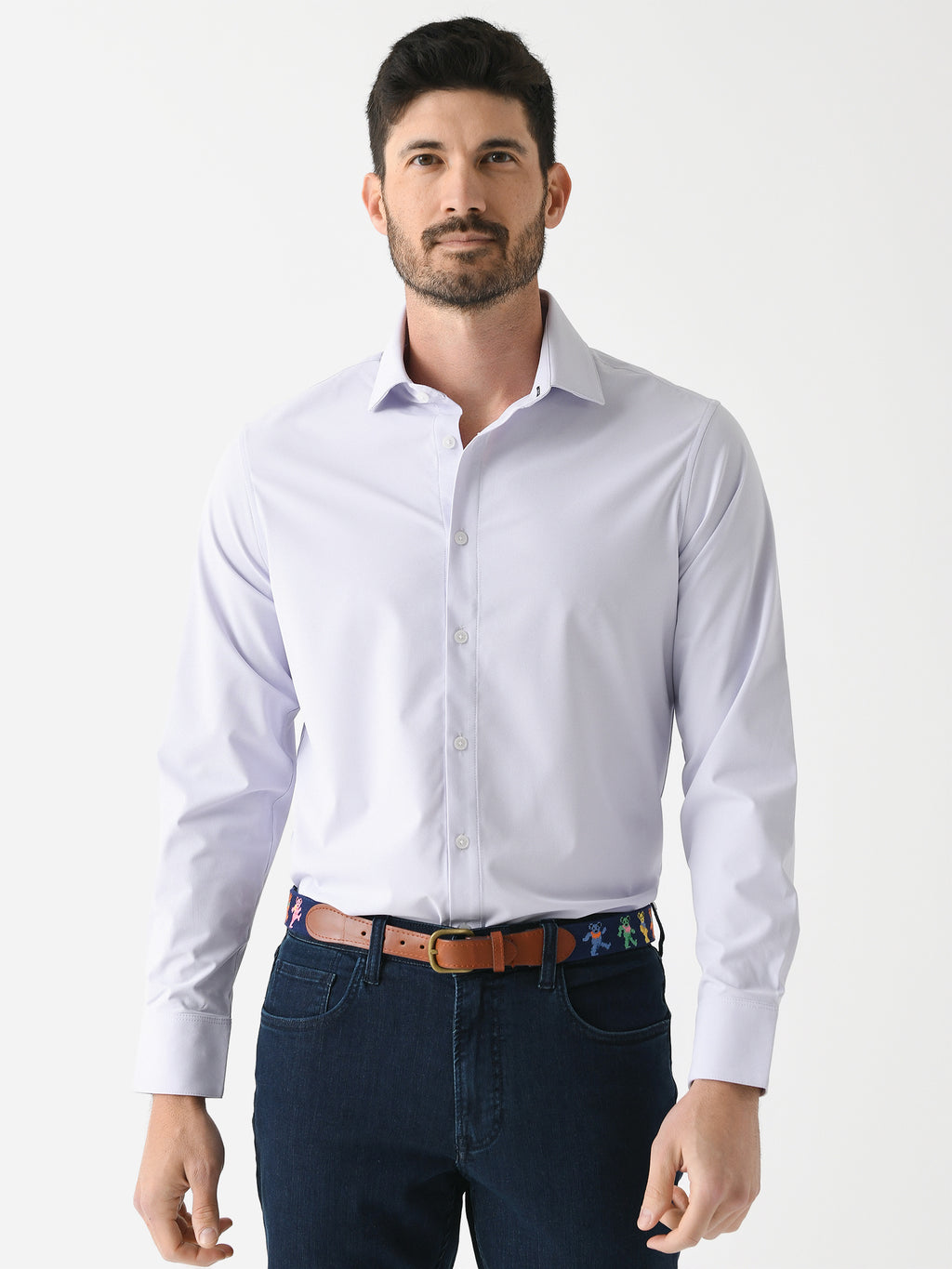 Mizzen+Main Men's Leeward Dress Shirt - Saint Bernard