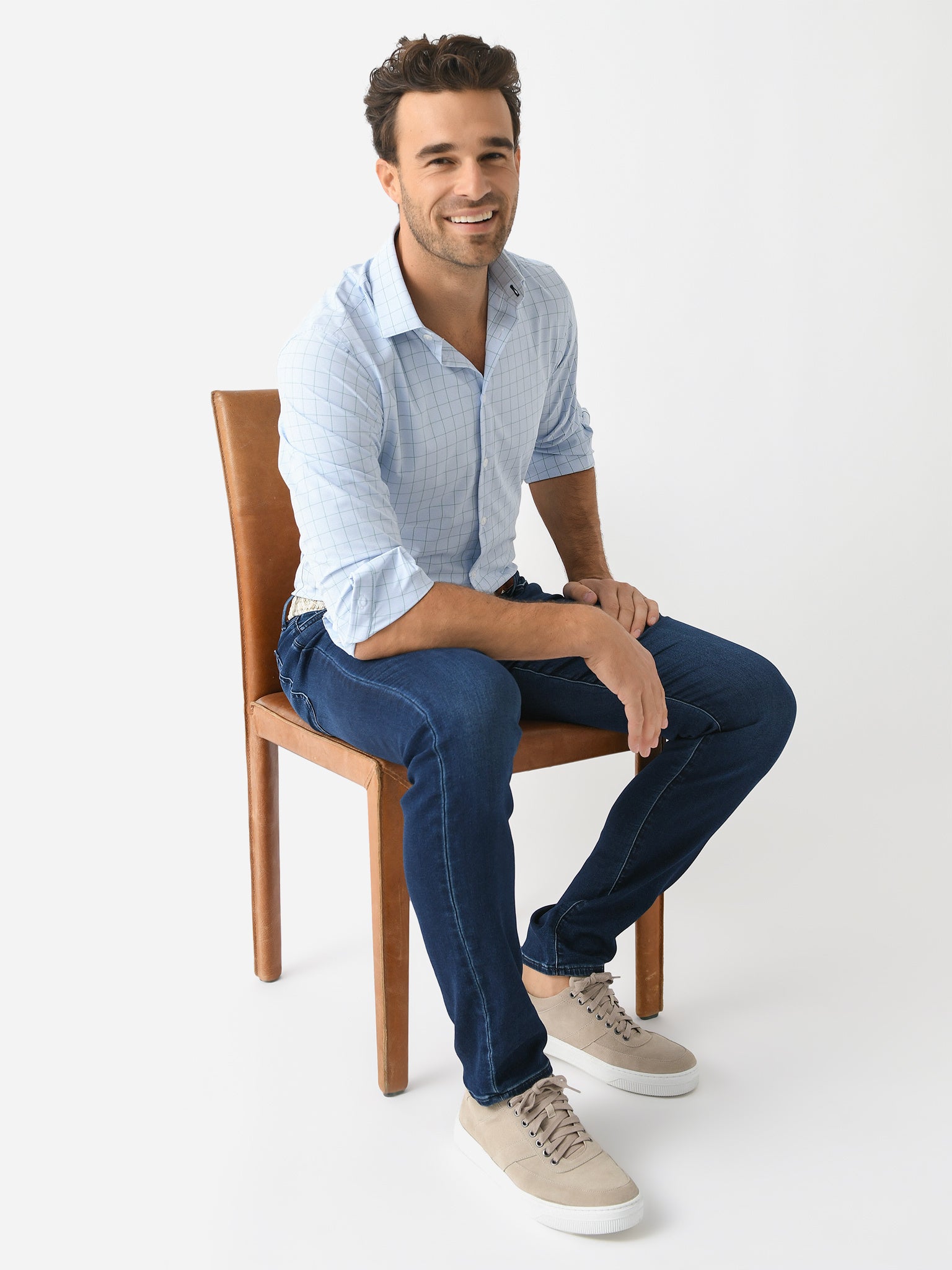 Mizzen+Main Men's Leeward Dress Shirt - Saint Bernard