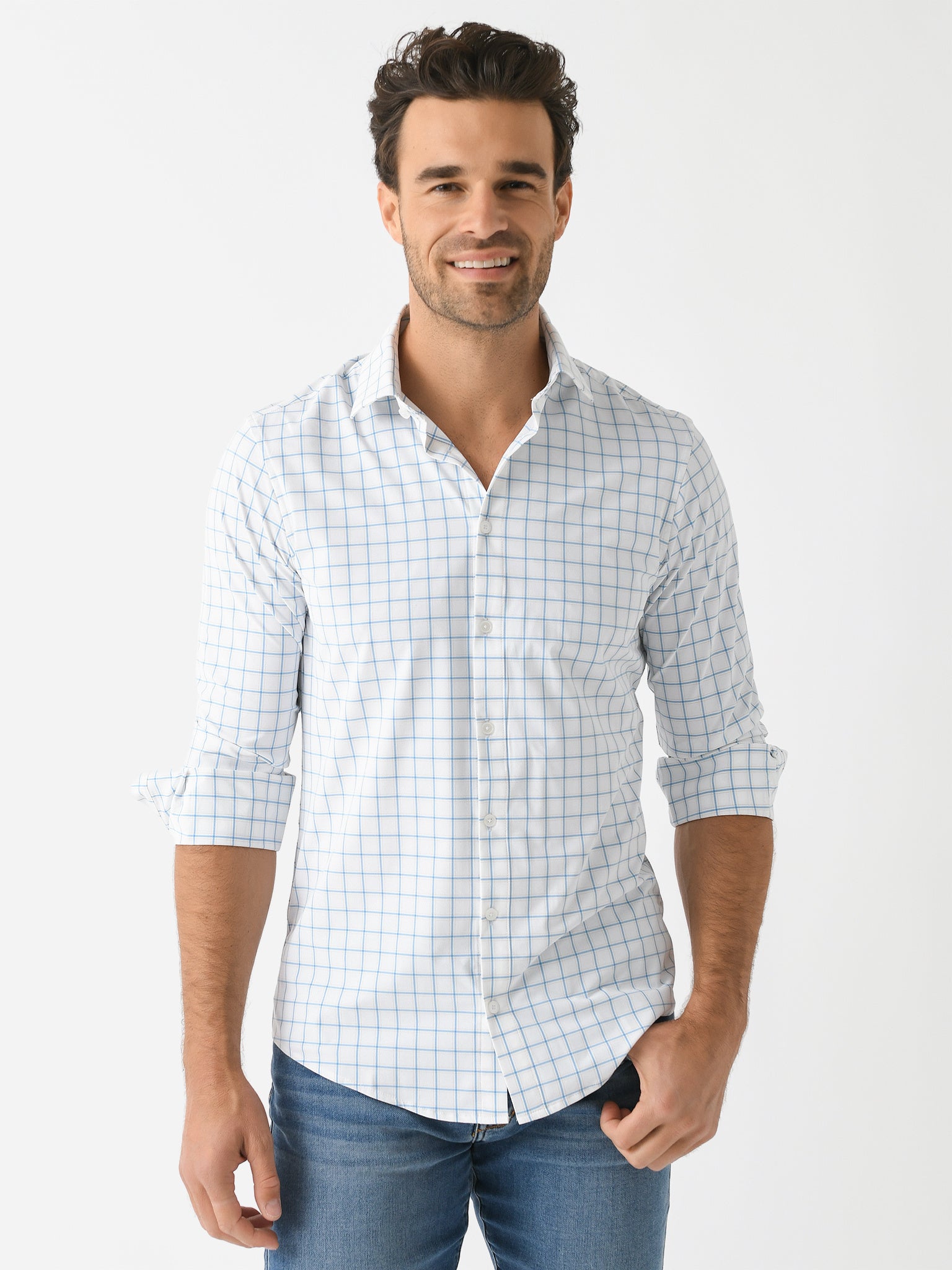 Mizzen+Main Men's Monaco Dress Shirt - Saint Bernard