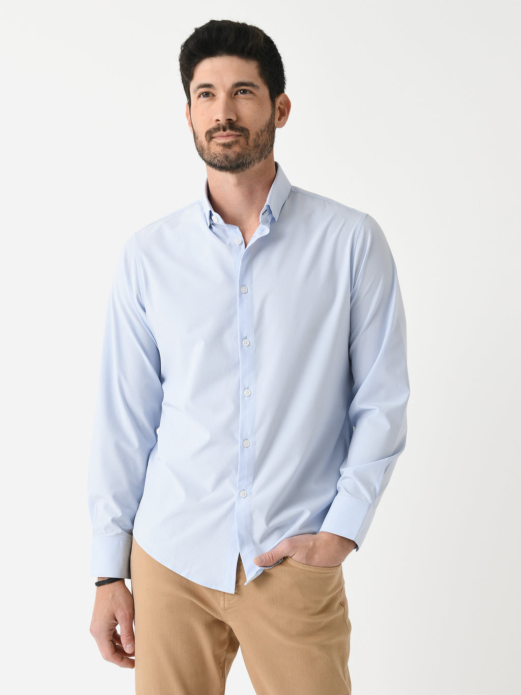 Mizzen+Main Men's Trim Leeward No Tuck Dress Shirt - Saint Bernard