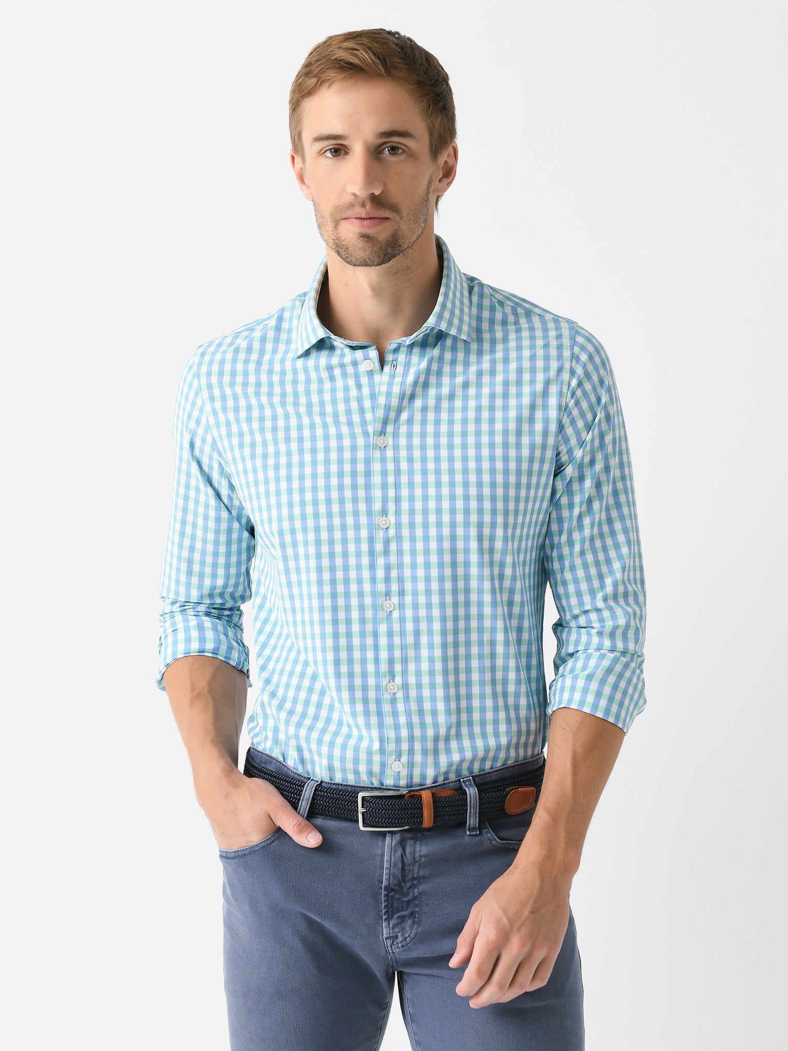 Mizzen+Main Men's Monaco Dress Shirt - Saint Bernard